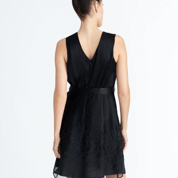 TURN HEADS RACHEL ROY LETS PARTY STRIKING OPHELIA CHIFFON STAR-PRINT LBD DRESS 6 - Picture 3 of 9